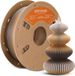 PLA filament d'imprimante 3D - Haute qualité, mat, dégradé arc-en-ciel - 1,75 mm - Mat, multicolore - Impression rapide - Bobine de 1 kg - coffee-HS