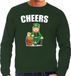 Bellatio Decorations Cheers St. Patricks Day Sweater Trui Groen Heren XXL