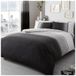 GC GAVENO CAVAILIA Beddengoedset voor tweepersoonsbed (200 x 200 cm), polyester-katoenmix, grijs