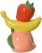 Decoris Vaas Porselein H18cm Fruit