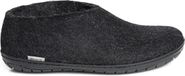 Glerups Warme Vilten Pantoffel Zwart Rubber Zool ar-02-02-46