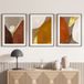 Lot de 3 affiches / posters triptyque - abstrait - 3 affiches - 40x50 cm (cadres non fournis) - photo pleine page