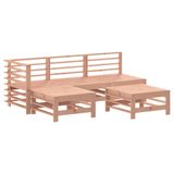 vidaXL 5-delige Loungeset Massief Douglashout