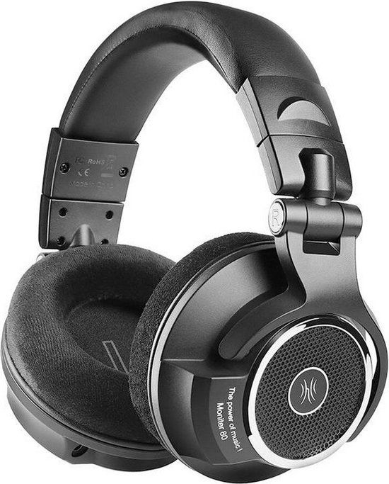 OneOdio Monitor 80 Zwart Studio Koptelefoon Over-Ear Hi-Res Audio