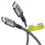Goobay 75681 DisplayPort kabel 3 m Zwart