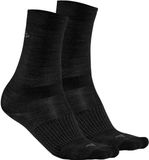 Chaussettes de sports d'hiver - Taille 43-45 - Unisexe - Noir/Gris