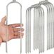 Ancrage au sol en forme de U 30 cm - 8 pièces