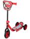 No Fear draisienne pour enfants - scooter pour enfants, garçons et filles, avec 3 roues - convient aux tout-petits à partir de 3 ans - poids maximum : 20 kg - rouge
