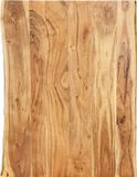 vidaXL Tafelblad - Massief Acaciahout - 80x(50-60)x2,5 cm - Bruin