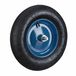Relaxdays kruiwagenwiel 4.80/4.00-8 met as, luchtband, stalen velg, tot 120 kg