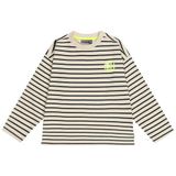 Tumble 'n Dry gestreepte longsleeve met borduursels - donkergroen