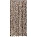 Syfax Vliegengordijn 100x220 cm chenille bruin en wit