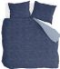 Byrklund Dekbedovertrek Lined Grid - 240x220 cm - Donker Blauw