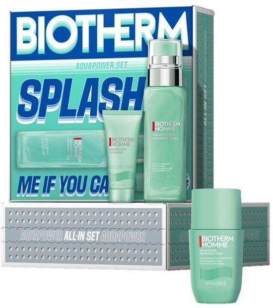 Biotherm Skin Fitness Set Voor Mannen: SPLASH ME IF YOU CAN – AQUAPOWER SET