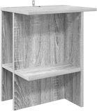 vidaXL Salontafel Grijs Sonoma 40 x 30 x 49 cm Bewerkt Hout