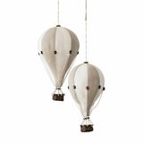 LOBERON Decoluchtballon set van 2 Merrybean crème/grijs