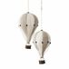 LOBERON Decoluchtballon set van 2 Merrybean crème/grijs