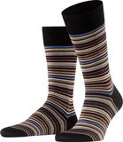 FALKE Microblock gedessineerd katoen sokken heren grijs - maat 39-40