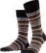 FALKE Microblock gedessineerd katoen sokken heren grijs - maat 39-40
