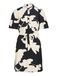 VILA Robe 'VISaskia' beige clair / noir