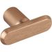 Viefe FASE-T Bouton de meuble en aluminium, laiton foncé brossé