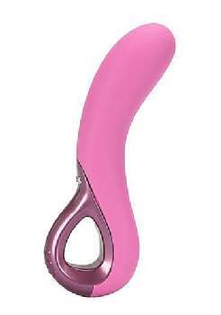 Topco Sales UltraZone - Arctic Wave 9x Silicone G-Spot Vibe - Pink