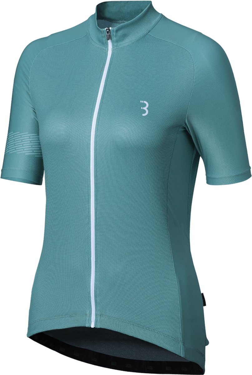 BBB Cycling DonnaFit Fietsshirt Dames - Korte Mouwen - Comfortabel Wielrenshirt - Salie - Maat L