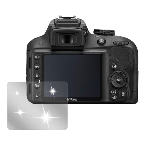 dipos I 6X beschermfolie helder compatibel met Nikon D3300 folie screen protector