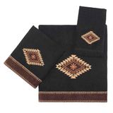 Avanti Linens Essentials Mojave Collection, 3-delige Handdoekenset, Zwart