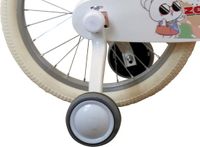 Zonix Vélo enfant 14 pouces rose avec roulettes