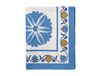 Pick a Poppy Suzani nappe Bleu, 350x150 cm