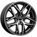 GMP LUNICA 8.5x20 pouces, 5x108, ET 42, anthracite mat, finition diamant