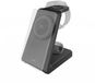 Nedis Chargeur sans fil - 3-en-1 - 5 / 7,5 / 10 / 15 / 25 W - Indicateur LED en cours d'utilisation - Câble inclus - USB-C - 1,00 m