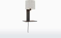 GOOD&MOJO Lampe murale Andes - Bambou Noir/Naturel - 19x24x36cm