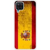Samsung Galaxy A12 Drapeau espagne Verstevigd hoesje met sublimatie bedrukking