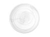 H&H Albast Alabastro Set de 6 assiettes, verre, blanc, 27,5 cm