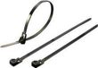 TRU COMPONENTS TC-HVR150SBK203 Kabelbinder 150 mm 4.50 mm Zwart Hersluitbaar 100 stuk(s)