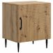 vidaXL Nachtkastje Artisanaal eiken 43 x 34,5 x 50 cm Bewerkt hout