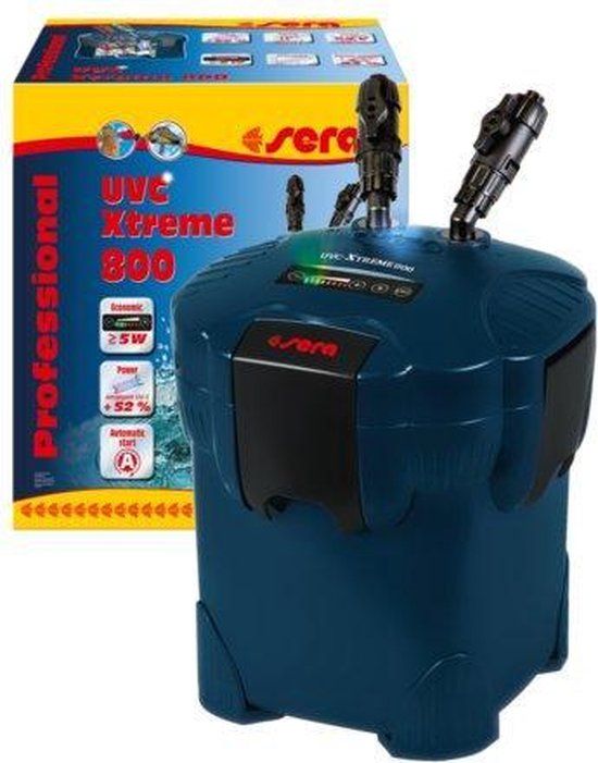 Sera UVC-Xtreme 800 Buitenfilter - 840 l/h - 1200 l