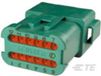 TE Connectivity DT04-12PC-CE01 Male behuizing-kabel DT Totaal aantal polen 12 1 stuk(s)