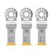 FEIN E-Cut Universeel zaagblad Bimetaal met lange levensduur, zaagblad voor diepe sneden, Ve. 3 st., Breedte 28 mm, Lengte 55 mm, Starlock Houder, Bimetaal zaagblad met titanium coating