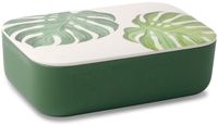 GREENBOX PLA lunchbox, breekbox, bladeren, lunchbox met deksel, milieuvriendelijke lunchbox, snackbox, decoratieve box, voedselcontainer voor onderweg, lunchbox voor de kleuterschool 18,8 x 12,5 x 6,3 cm