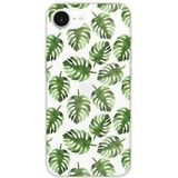 Apple iPhone 16e Siliconen hoesje - ontwerp feuilles de monstera