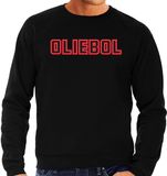 Bellatio Decorations Foute Kersttrui/sweater voor heren - oliebol - rood - oliebollen - nieuwjaar XL