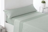 Miracle Home. Vichy Beddengoedset, 3-delig, groen, 90 x 200 cm
