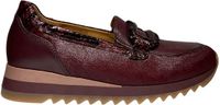 Gabor Dames Loafers Bordeaux Leer