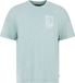 Protest Prtreed T-shirt Dames Korte Mouwen Ronde Hals Relaxed Fit Katoen Glacial Blue