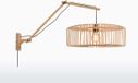 GOOD&MOJO Wandlamp Bromo - Bamboe - 105x60x55cm