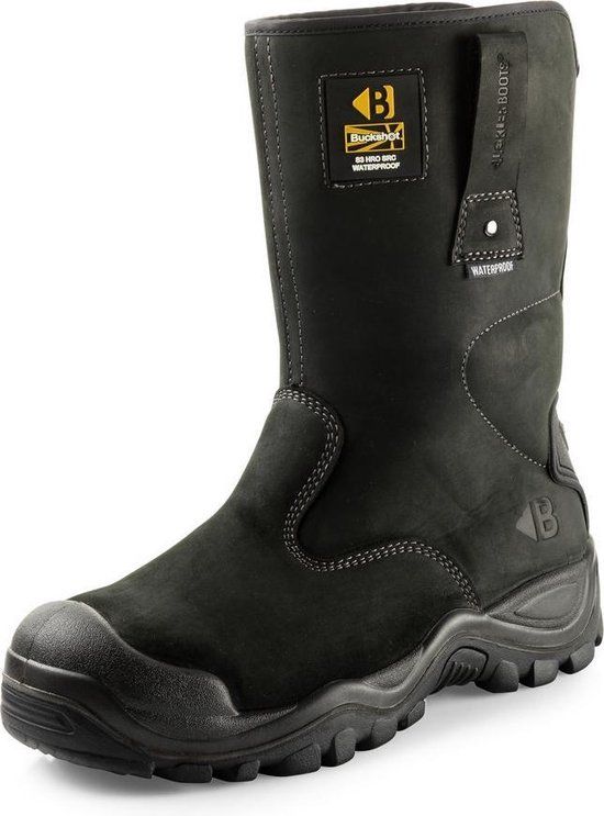 Merkloos Buckler Boots Buckshot werklaars BSH010 S3 - Zwart - 43