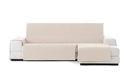 Eysa Practica sofa sprei chaise longue extra 290cm rechts frontalzicht korting kleur 00- wit